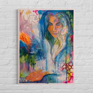 “Release” - Original Mixed Media Cold Pressed Paper 22"x30”