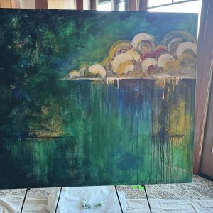 "After the Storm" Original Mixed-Media Painting on stretched Canvas
