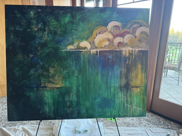 "After the Storm" Original Mixed-Media Painting on stretched Canvas